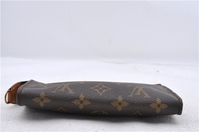 Authentic LOUIS VUITTON Monogram Pouch For Bucket PM LV 8152C