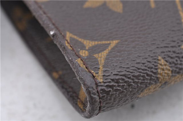 Authentic LOUIS VUITTON Monogram Pouch For Bucket PM LV 8152C