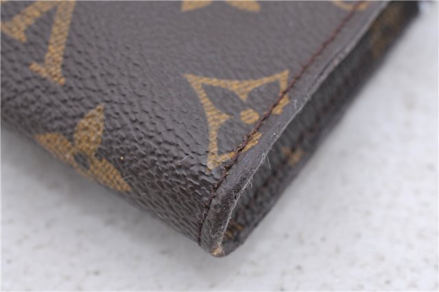 Authentic LOUIS VUITTON Monogram Pouch For Bucket PM LV 8152C
