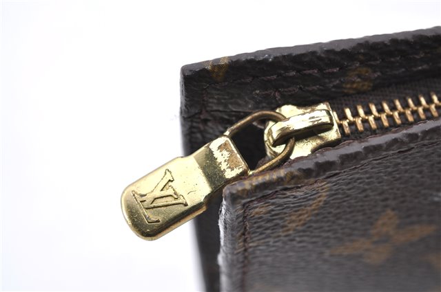 Authentic LOUIS VUITTON Monogram Pouch For Bucket PM LV 8152C