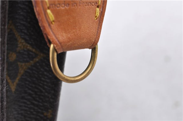 Authentic LOUIS VUITTON Monogram Pouch For Bucket PM LV 8152C