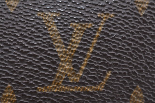 Authentic LOUIS VUITTON Monogram Pouch For Bucket PM LV 8152C