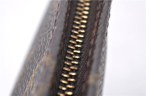 Authentic LOUIS VUITTON Monogram Pouch For Bucket PM LV 8152C