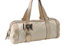 Authentic GUCCI Duchessa Line Hand Bag Purse Leather 181485 Ivory 8154D