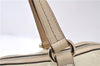 Authentic GUCCI Duchessa Line Hand Bag Purse Leather 181485 Ivory 8154D