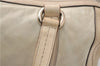 Authentic GUCCI Duchessa Line Hand Bag Purse Leather 181485 Ivory 8154D