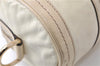 Authentic GUCCI Duchessa Line Hand Bag Purse Leather 181485 Ivory 8154D