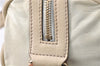 Authentic GUCCI Duchessa Line Hand Bag Purse Leather 181485 Ivory 8154D