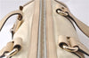 Authentic GUCCI Duchessa Line Hand Bag Purse Leather 181485 Ivory 8154D