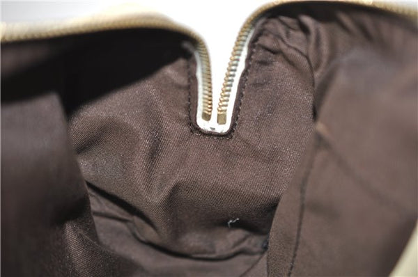 Authentic GUCCI Duchessa Line Hand Bag Purse Leather 181485 Ivory 8154D