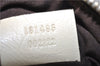 Authentic GUCCI Duchessa Line Hand Bag Purse Leather 181485 Ivory 8154D