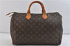 Authentic Louis Vuitton Monogram Speedy 35 Hand Bag M41524 LV 8155C