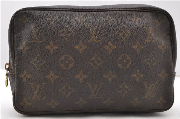 Auth LOUIS VUITTON Monogram Trousse Toilette 23 Clutch Hand Bag M47524 LV 8156C