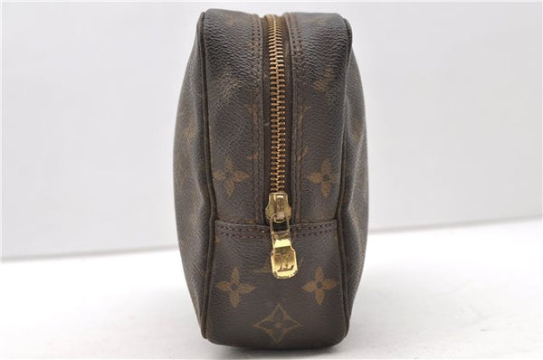 Auth LOUIS VUITTON Monogram Trousse Toilette 23 Clutch Hand Bag M47524 LV 8156C