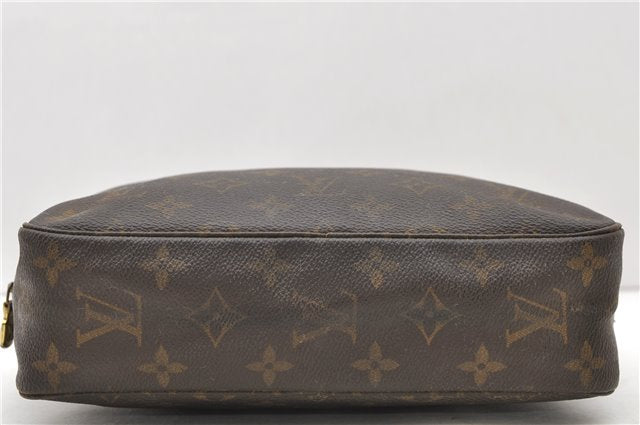 Auth LOUIS VUITTON Monogram Trousse Toilette 23 Clutch Hand Bag M47524 LV 8156C