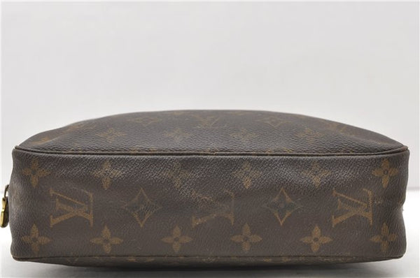 Auth LOUIS VUITTON Monogram Trousse Toilette 23 Clutch Hand Bag M47524 LV 8156C