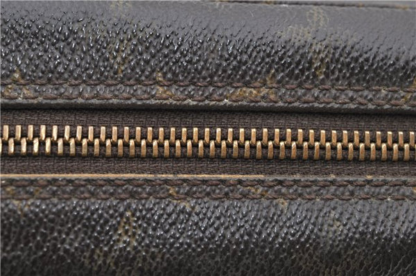 Auth LOUIS VUITTON Monogram Trousse Toilette 23 Clutch Hand Bag M47524 LV 8156C