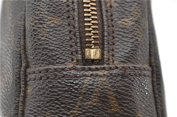 Auth LOUIS VUITTON Monogram Trousse Toilette 23 Clutch Hand Bag M47524 LV 8156C