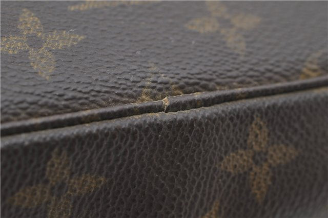 Auth LOUIS VUITTON Monogram Trousse Toilette 23 Clutch Hand Bag M47524 LV 8156C