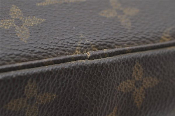 Auth LOUIS VUITTON Monogram Trousse Toilette 23 Clutch Hand Bag M47524 LV 8156C