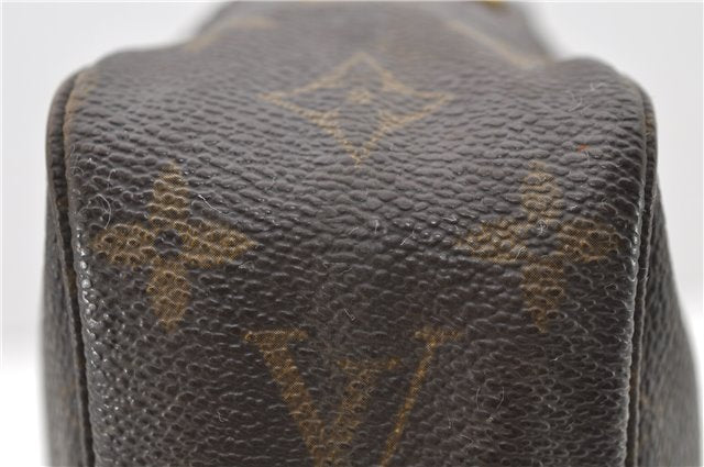 Auth LOUIS VUITTON Monogram Trousse Toilette 23 Clutch Hand Bag M47524 LV 8156C