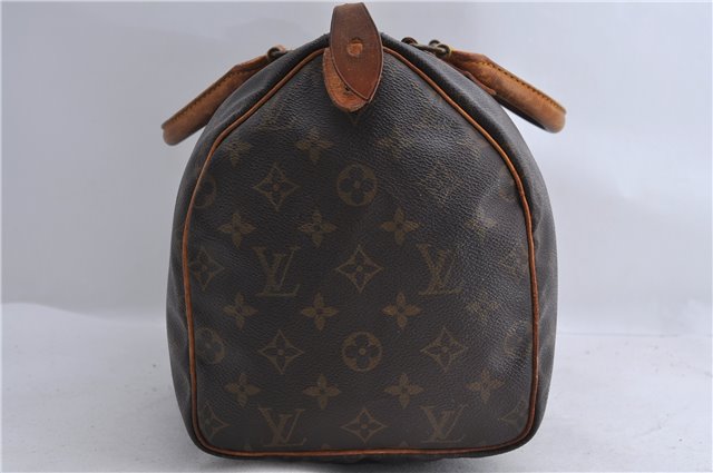 Authentic LOUIS VUITTON Monogram Speedy 30 Hand Bag M41526 LV 8157C