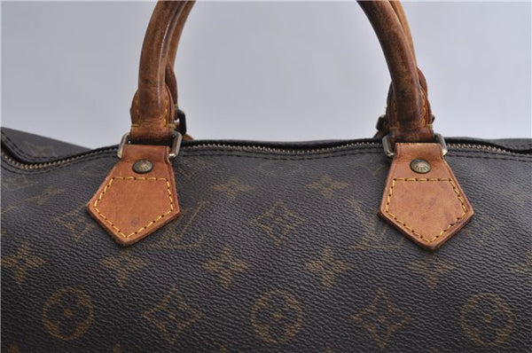 Authentic LOUIS VUITTON Monogram Speedy 30 Hand Bag M41526 LV 8157C