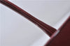 Authentic BURBERRY Vintage Leather Business Hand Bag Red 8157D