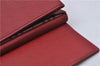 Authentic BURBERRY Vintage Leather Business Hand Bag Red 8157D