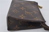 Authentic Louis Vuitton Monogram Poche Toilette 15 M47546 Cosmetics Pouch 8157E
