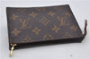 Authentic Louis Vuitton Monogram Poche Toilette 15 M47546 Cosmetics Pouch 8157E