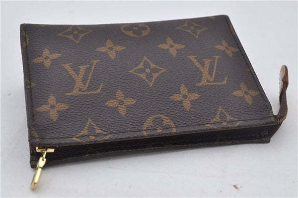 Authentic Louis Vuitton Monogram Poche Toilette 15 M47546 Cosmetics Pouch 8157E