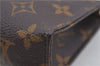 Authentic Louis Vuitton Monogram Poche Toilette 15 M47546 Cosmetics Pouch 8157E