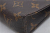 Authentic Louis Vuitton Monogram Poche Toilette 15 M47546 Cosmetics Pouch 8157E