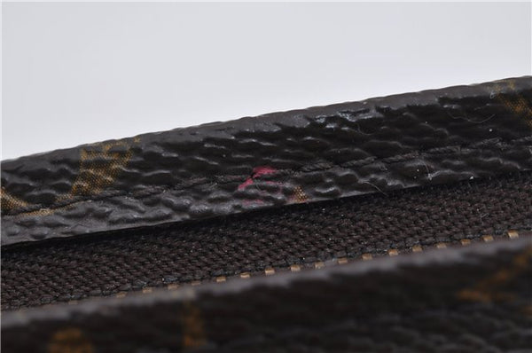 Authentic Louis Vuitton Monogram Poche Toilette 15 M47546 Cosmetics Pouch 8157E