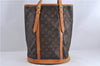 Authentic Louis Vuitton Monogram Bucket GM Shoulder Bag M42236 LV Junk 8158C