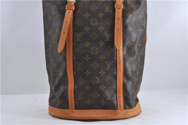 Authentic Louis Vuitton Monogram Bucket GM Shoulder Bag M42236 LV Junk 8158C