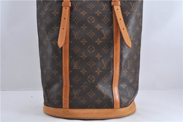 Authentic Louis Vuitton Monogram Bucket GM Shoulder Bag M42236 LV Junk 8158C