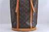 Authentic Louis Vuitton Monogram Bucket GM Shoulder Bag M42236 LV Junk 8158C