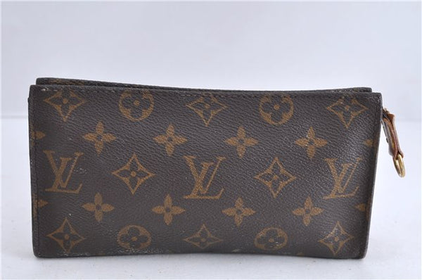Authentic Louis Vuitton Monogram Bucket GM Shoulder Bag M42236 LV Junk 8158C
