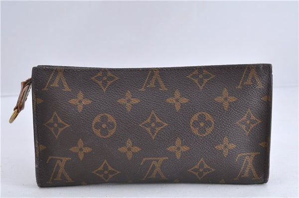 Authentic Louis Vuitton Monogram Bucket GM Shoulder Bag M42236 LV Junk 8158C