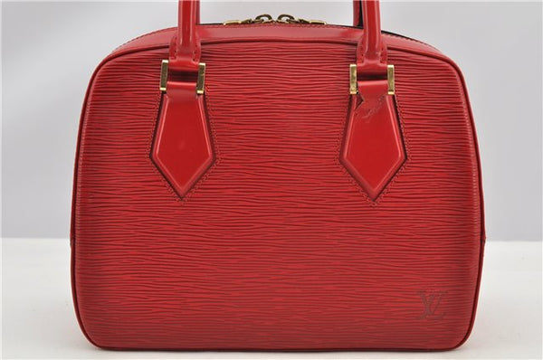 Authentic Louis Vuitton Epi Pont Neuf Hand Bag Purse Red M52057 LV 8158F