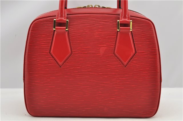 Authentic Louis Vuitton Epi Pont Neuf Hand Bag Purse Red M52057 LV 8158F