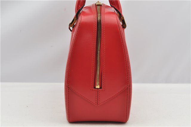 Authentic Louis Vuitton Epi Pont Neuf Hand Bag Purse Red M52057 LV 8158F
