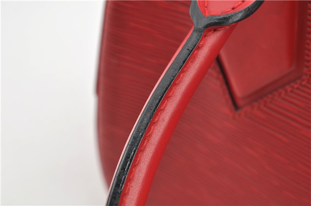 Authentic Louis Vuitton Epi Pont Neuf Hand Bag Purse Red M52057 LV 8158F