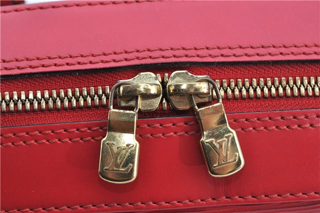 Authentic Louis Vuitton Epi Pont Neuf Hand Bag Purse Red M52057 LV 8158F