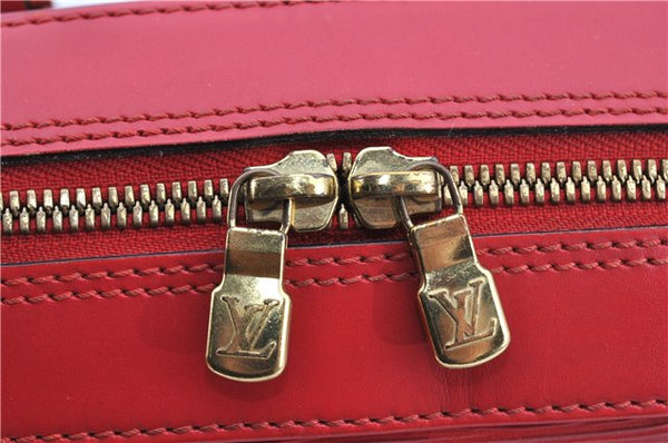 Authentic Louis Vuitton Epi Pont Neuf Hand Bag Purse Red M52057 LV 8158F