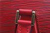 Authentic Louis Vuitton Epi Pont Neuf Hand Bag Purse Red M52057 LV 8158F