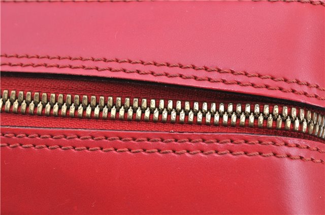 Authentic Louis Vuitton Epi Pont Neuf Hand Bag Purse Red M52057 LV 8158F
