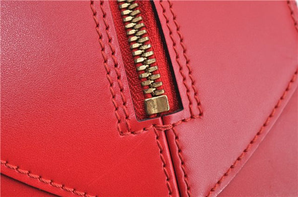 Authentic Louis Vuitton Epi Pont Neuf Hand Bag Purse Red M52057 LV 8158F